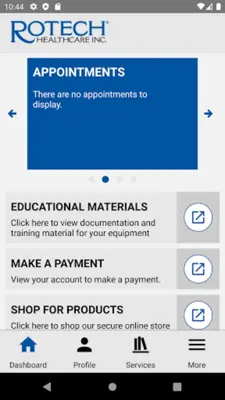 Rotech Healthcare android App screenshot 2